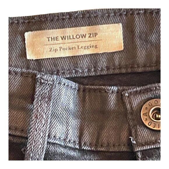 AG Adriano Goldschmied Willow Skinny Jeans – Black, 29R, Pre-Loved - Picture 13 of 16